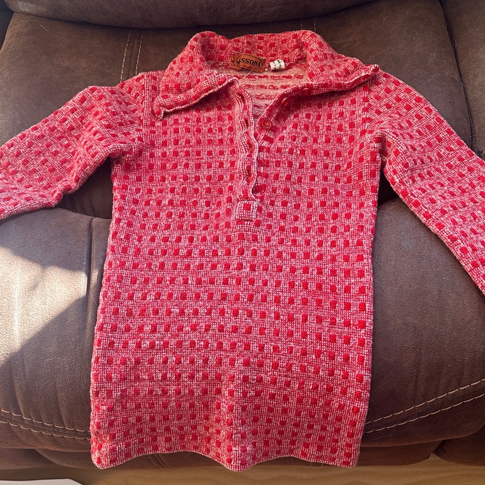 Missoni Kids Textured Pink Sweater